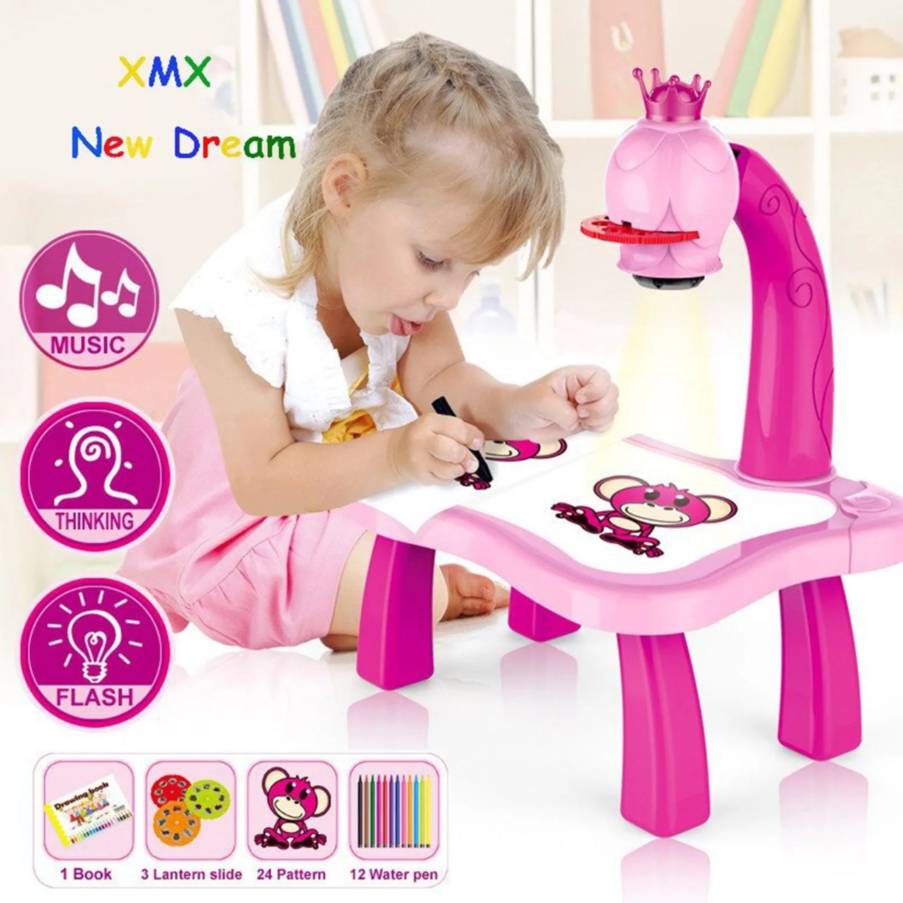 Hands Drawing Projector Table for Little Childrens